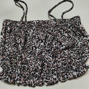 Childrens Size Small Cheetah Print Top